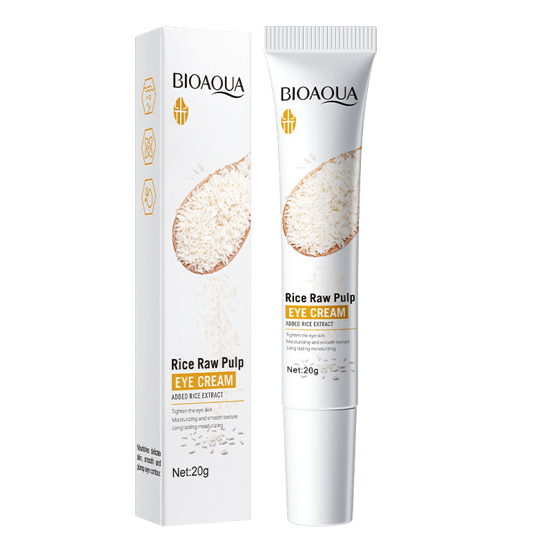 Bioaqua contorno de ojos rice raw pulp