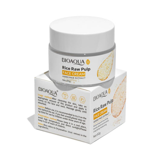 Bioaqua crema hidratante rice raw pulp